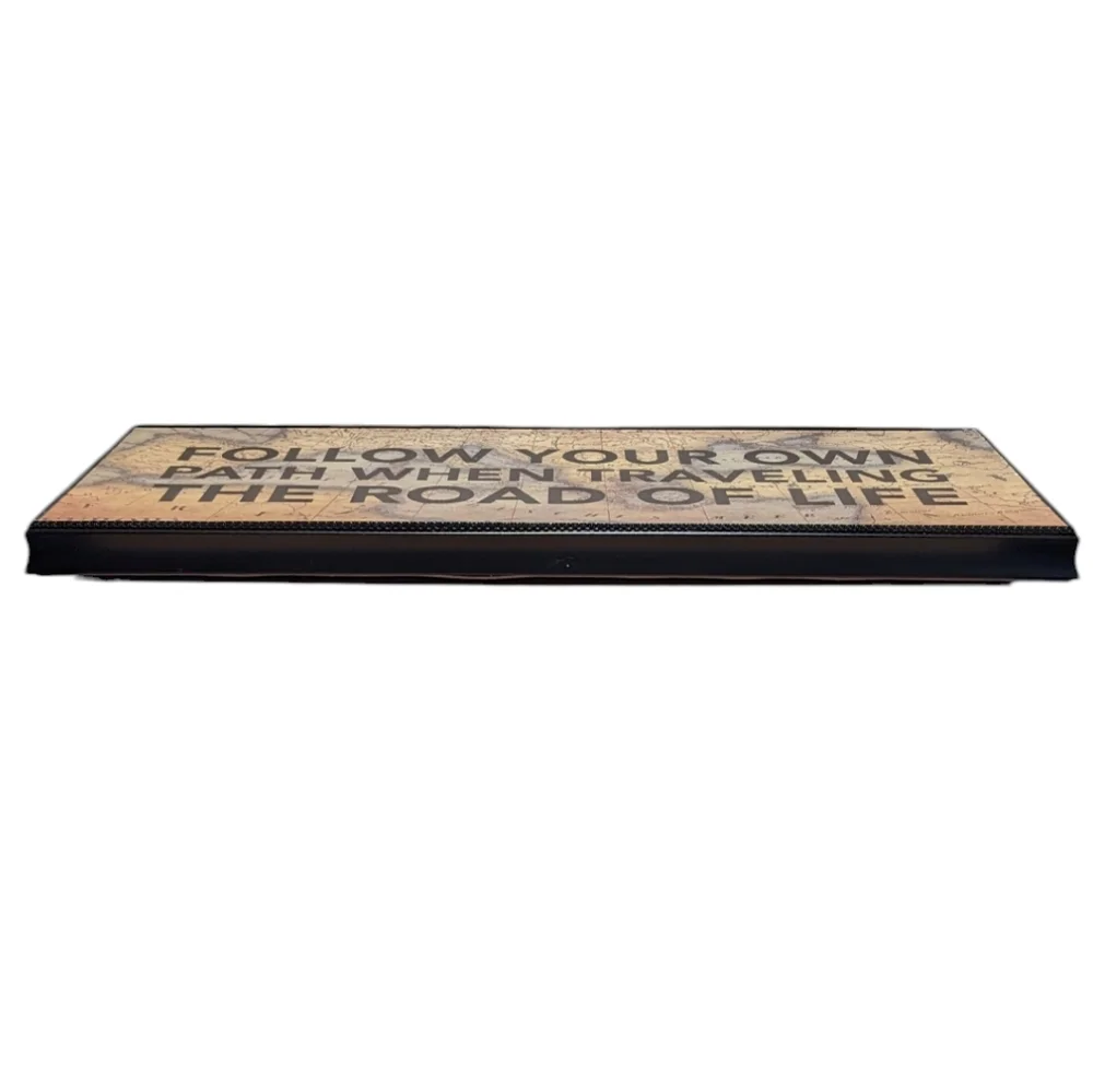 Follow Your Own Path When Travelling the Road of Life 8x20 Sentiment Box Art